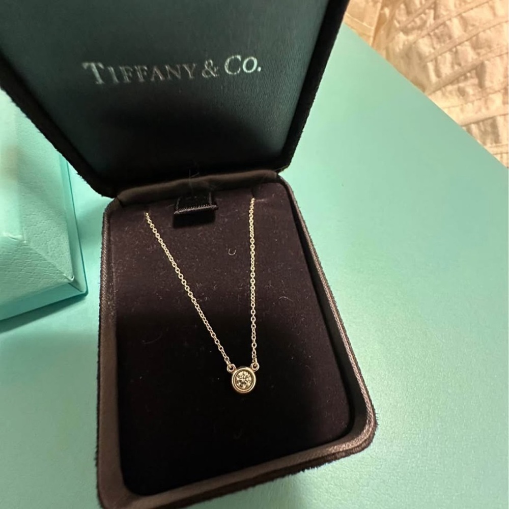 Tiffany & Co. Silver Necklace with Round Pendant